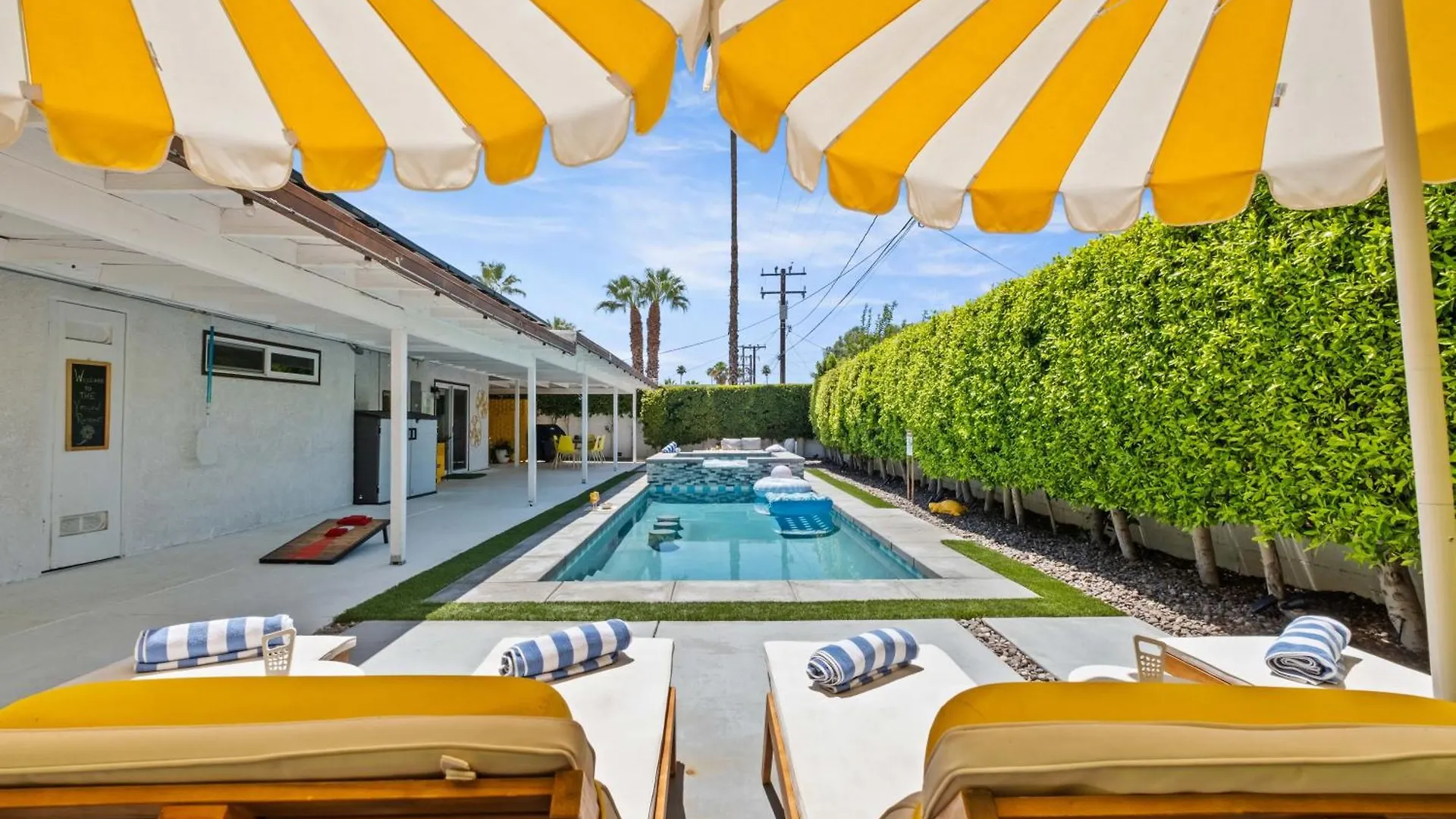 The Yellow Retreat Palm Springs